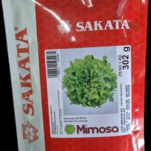 SEMENTE ALFACE MIMOSA SAKATA 7500 SEMENTES PELETIZADA