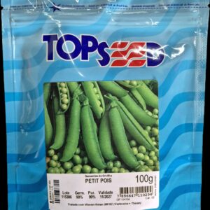 SEMENTE ERVILHA PETIT POIS TOPSEED 100g