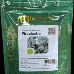 SEMENTE BROCOLIS RAMOSO PIRACICABA HORTICERES 100g